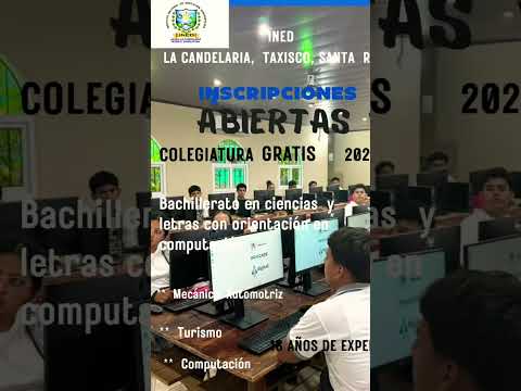 Inscripciónes abiertas en la Aldea la Candelaria Taxisco, Santa, Rosa.