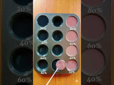 Warm Shadows: Exploring Shades of Brown and Black 🌑🎨#colormixingmagic #colormixing #colorpalette