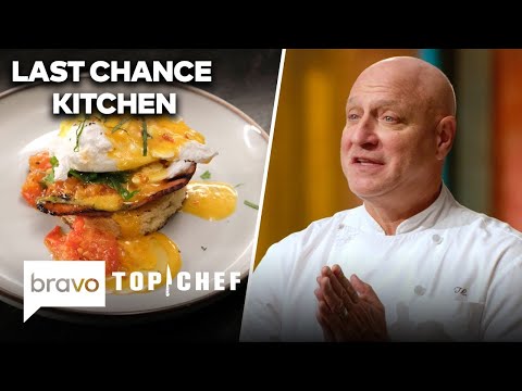 Whose "Breakfast Club" Sandwich Will Be The Winner? | Last Chance Kitchen S21 E5 | Top Chef | Bravo
