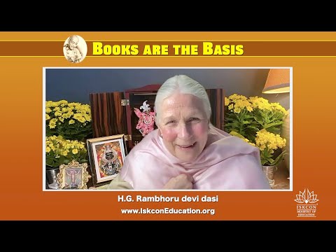 Nectar Drops (205) - Just holding this Book makes you enlightened - H.G. Rambhoru devi dasi