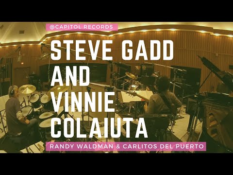STEVE GADD AND VINNIE COLAIUTA RECORDING @Capitol.Records