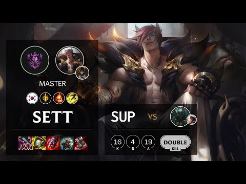 Sett Support vs Pyke - KR Master Patch 11.24b
