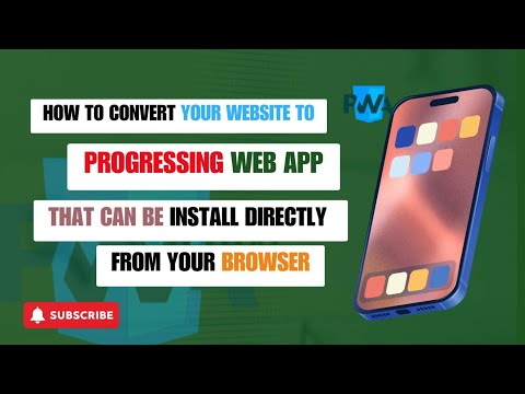 How to convert a Website into an Progressive Web Apps (PWA)  100% Free
