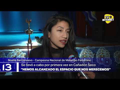 Preselectivo de malambo femenino en Cañadón Seco.