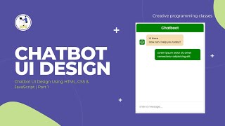 💬 Chatbot UI Design Using HTML, CSS & JavaScript | Part 1 🚀 | AI Chatbot Project #Chatbot #Design