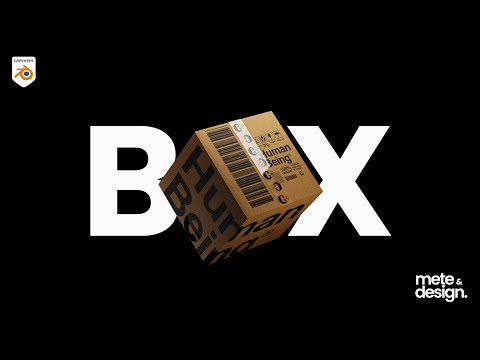 How to Build a Cardboard Box in Blender