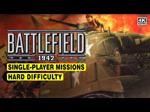 BATTLEFIELD 1942 • ALL SINGLE PLAYER MAPS • HARD DIFFICULTY • 4K 60 FPS