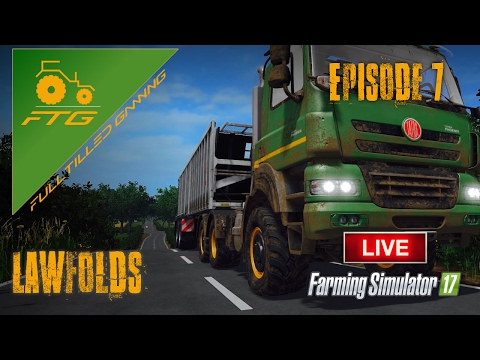 Farming Simulator 17 (PS4) - FTG Live Series | Lawfolds | Episode 7