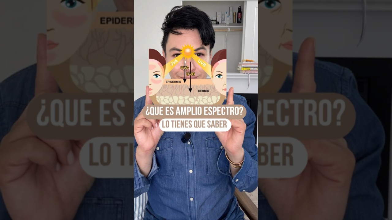 Que es AMPLIO ESPECTRO en tu protector solar #shorts