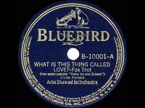 1938 Artie Shaw - What Is This Thing Called Love? (instrumental)