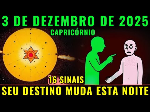CAPRICÓRNIO ⚠️ 3 de dezembro: HOJE À NOITE Seu destino vai MUDAR — 6 sinais raros!