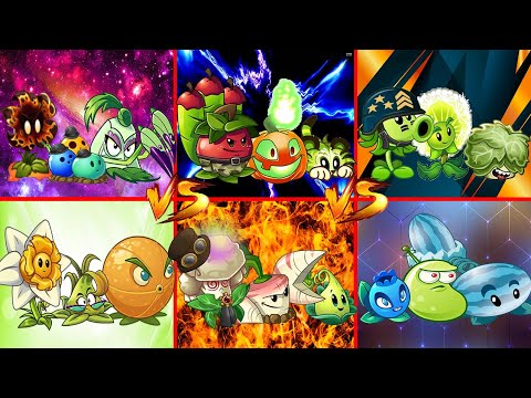 PvZ 2 Random 6 Best Team Plants VS Team Zombies - Who Will Win? Team Plants Battle - Funny PvZ2