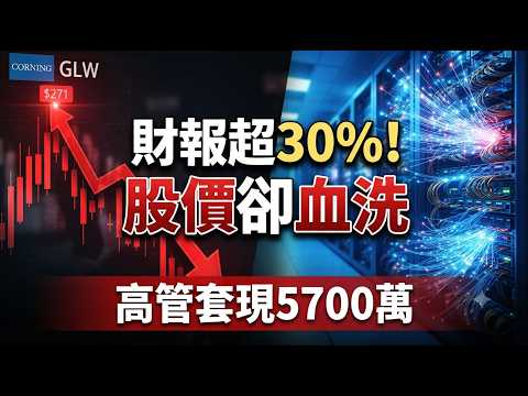 【康寧GLW】財報狂超30%！股價卻歷史高點血洗、高管套現5700萬，這檔AI光纖怪物股該買還是該跑？