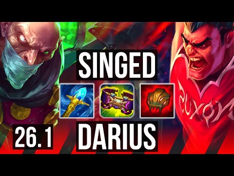 SINGED vs DARIUS (TOP) | KR Master | 26.1