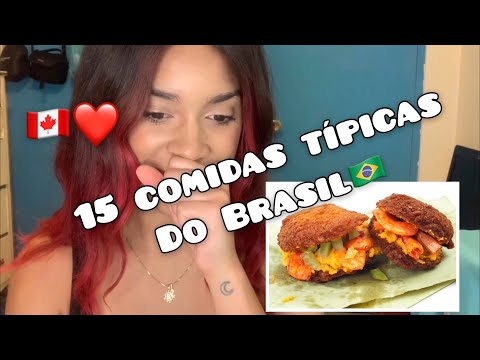 Canadense Reage a 15 COMIDAS Típicas Brasileiras!