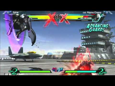 UMVC3: col. Filipino Champ vs Spiral - Double KO