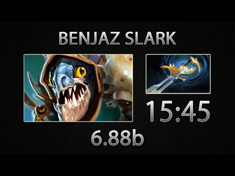 Dota 2 Slark Fast Farm - Benjaz - Echo Sabre - 15:45 [6.88b]