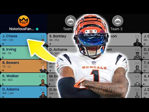 2025 Fantasy Football Mock Draft | 10 Team | Half-PPR (Pick 1)