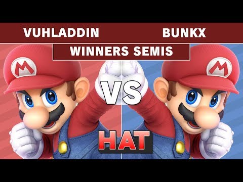 HAT 89 - Vuhladdin (Mario) Vs. Bunkx (Mario) Winners Semis - Smash Ultimate