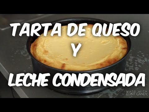 Tarta de queso y leche condensada