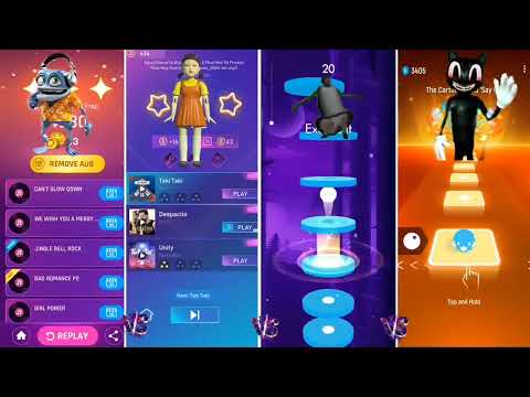 Crazy Frog Vs Squid Game Vs Granny Vs Cartoon Cat -Music Games