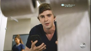 The Good Doctor 2x06 Shaun Checks Toilet Paper in Hospital - Shaun & Lea Facetime on House Rules
