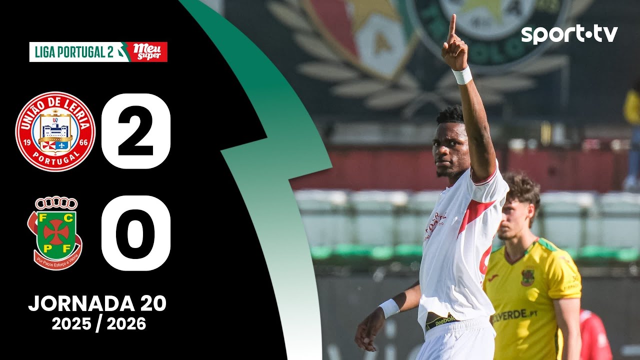 União de Leiria vs Paços de Ferreira Highlights