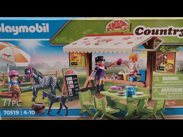 Vídeo relacionado con PLAYMOBIL Country 70519 Cafetería Poni, Juguete para niños a Partir de 4 años