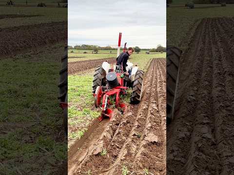 David Brown Selectamatic tractor ploughing