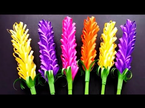 PAPER FLOWER MAKING/ Rashi's crafts