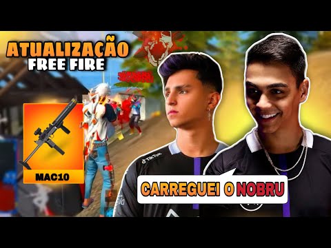 FREITAS JOGANDO COM NOBRU DUO VS SQUAD - CARREGUEI O NOBRU AO VIVO VEJAM COMO FOI, FREITAS FREE FIRE
