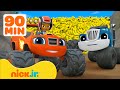 Blaze Baby Monstermaschinen Zerquetschen Bananen Mehr Lebensmittelrettungen Und Rennen Nick Jr