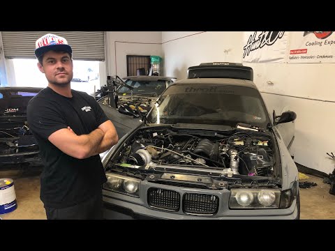 ATTEMPTING THE FIRST STARTUP - (BMW E36 M3 TURBO PROJECT PART 12)