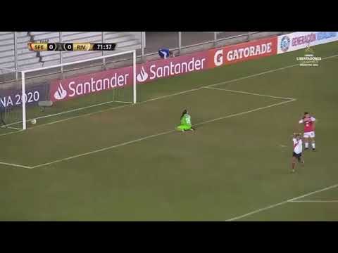 Carolina Birizamberri marcó el 1-0 para la victoria del equipo River Plate Fem sobre Santa Fe