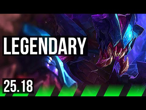 REK'SAI vs GRAVES (JGL) | 16/2/9, Legendary, 31k DMG | EUW Master | 25.18