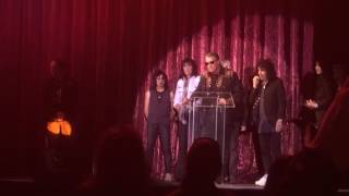 ANGEL recieving Vegas Rocks Magazine Legend Award 2016