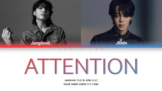 Download lagu JUNGKOOK JIMIN Attention 가사 Color Coded Lyrics... mp3