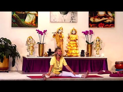 Yogastunde "Herzöffnend" mit Sharima - Yoga Vidya Grundreihe Mittelstufe 16:15 Uhr 20.08.2020