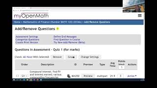 Introduction to an Open-Source Teaching and Assessment System – MyOpenMath