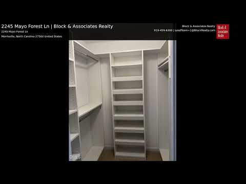 2245 Mayo Forest Lane property video