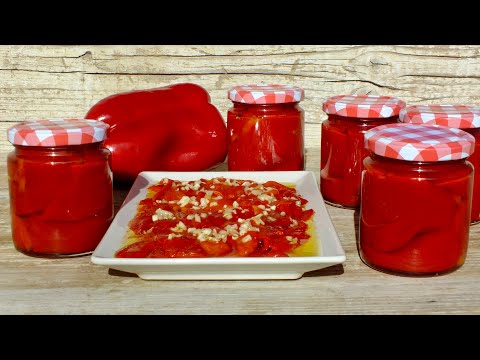 Pimientos Asados y como CONSERVARLOS Consejos