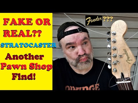 FAKE FENDER STRATOCASTER?? OR IS IT REAL? TUTORIAL on how to tell the difference.