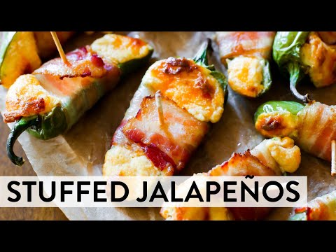 Bacon-Wrapped Cheesy Stuffed Jalapeños | Sally's Baking