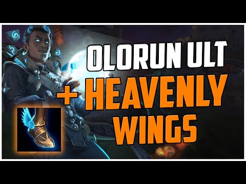 OLORUN ULT+HEAVENLY WINGS! RANKED SMITE S10