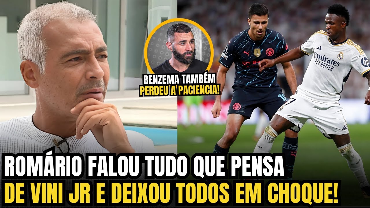🚨NOSSA! OLHA AS INCRÍVEIS PALAVRAS DE ROMÁRIO HOJE DEPOIS QUE VINI JR PERDEU A BOLA DE OURO!!
