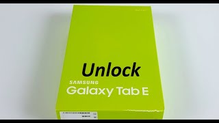 How To Unlock SAMSUNG Galaxy Tab E 8.0 by Unlock Code
