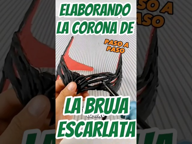 Vídeo relacionado con SINSEN Gorro de corona de bruja Scarlet Wanda Maximoff, accesorios para disfraz de Halloween, cosplay, máscara para fiestas, accesorios (cuero 02)