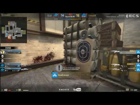 N0thing 3k Clutch | ECS S3 | CS:GO