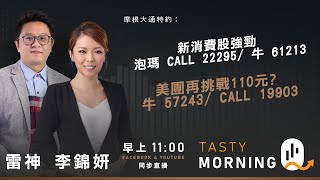 車股表現強勢 以舊換新國補延續 吉利牛 57284 美團再挑戰110元? 牛 57243/ CALL 19903｜雷神｜Tasty Morning Q 2025-12-29