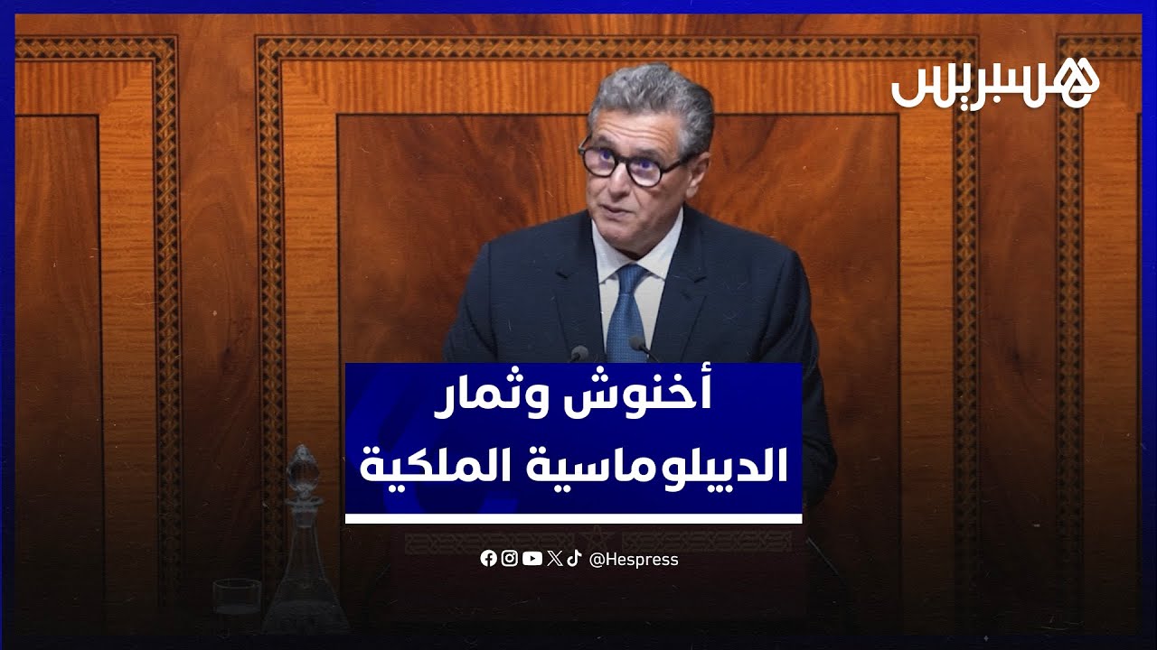 أخنوش: الفتوحات التي يعرفها ملف وحدتنا الترابية ثمرة 26 سنة من الدبلوماسية الملكية الحكيمة thumbnail